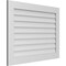 Ekena Millwork Vertical Surface Mount PVC Gable Vent: Non-Functional, w/3-1/2"W x 1"H, Standard Frame, 40"W x 30"H GVPVE40X3001SN - alternate 3